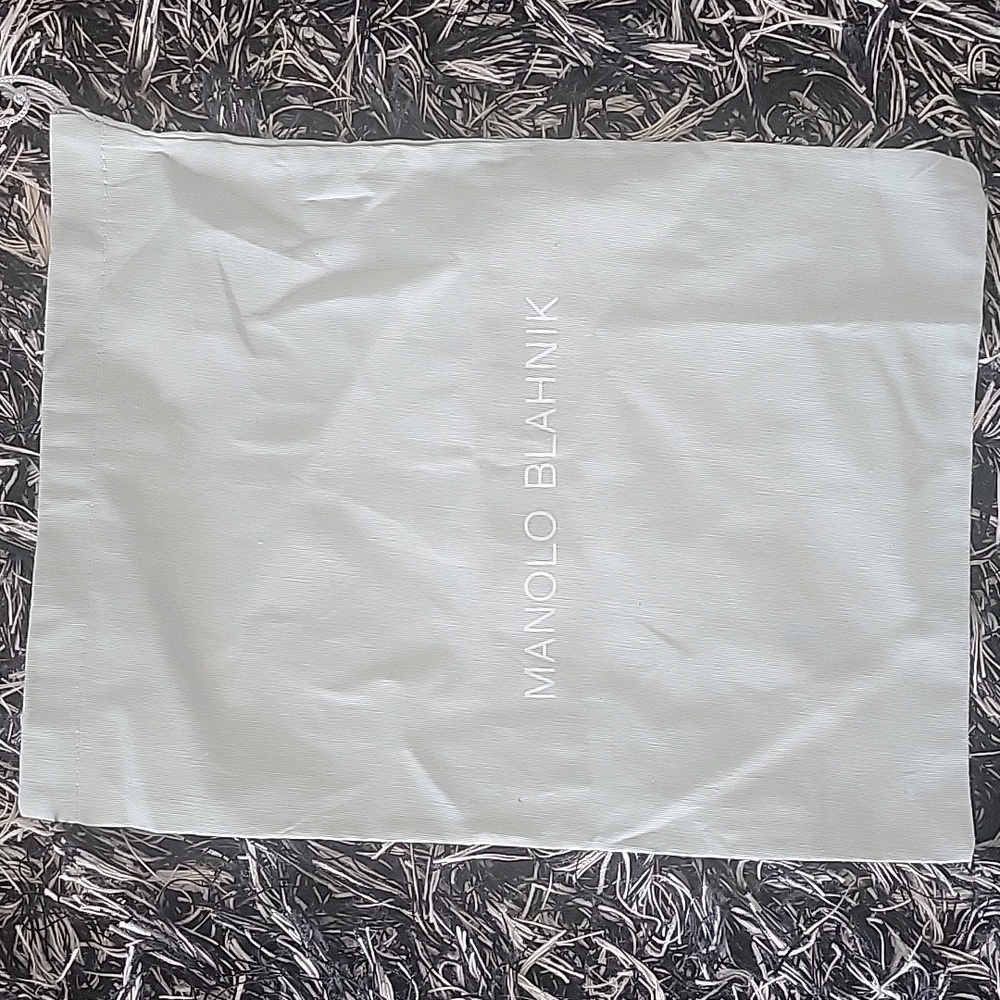 Manolo Blahnik Light Gray Dust Bag